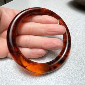 Faux amber bracelet